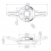 Railblaza tachet CleatPort 160mm cu baza universala