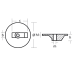 Anod Mercury/Mercruiser trim tab Alpha One/Bravo/Verado, din aluminiu Anod Mercury/Mercruiser trim tab Alpha One/Bravo/Verado, din aluminiu