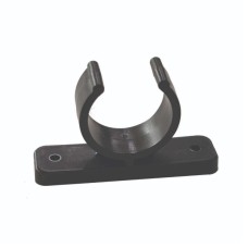 Suport clip PVC negru cu baza Suport clip PVC negru cu baza