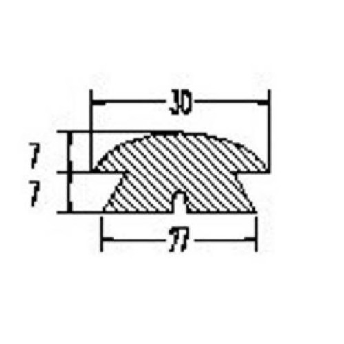 Insertie PVC brau acostare - rola 15m Insertie PVC brau acostare - rola 15m