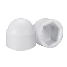 Capac mascare surub hexagon - PVC alb Capac mascare surub hexagon - PVC alb