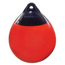 Balon rotund protectie acostare rosu/cap albastru seria "R"