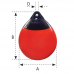 Balon rotund protectie acostare rosu/cap albastru seria "R"