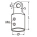 Terminatie cadru biminitop "clopotel" inox 316 - 2 suruburi