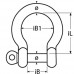 Cheie tachelaj tip Omega din inox AISI 316 - Marinetech