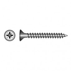 Holtzsurub (cap inecat - filet lemn) - inox A4 - AISI316