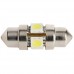 Bec led 12V Festoon 0.7W, L31mm - set 2 buc