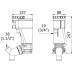 Kit conversie toaleta manuala/electrica Osculati -12V