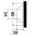 Lumina submersibila cu LED alb 2X5W