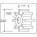 Rotor pompa apa Honda BF8/BF10/BF15/BF20