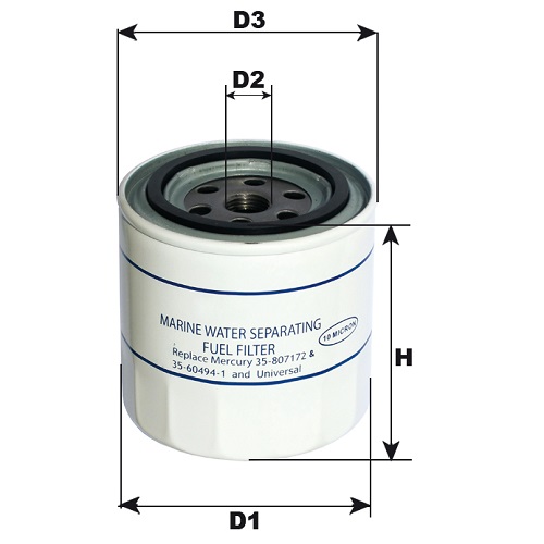 Rezerva filtru separator benzina/apa model Mercury, Easterner Rezerva filtru separator benzina/apa model Mercury, Easterner